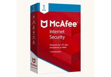 Mcafee Antivirus 1 PC 1 Year 